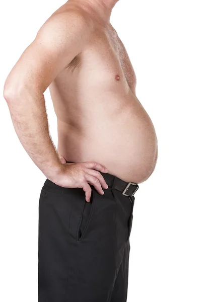 Fat belly Stock Photo