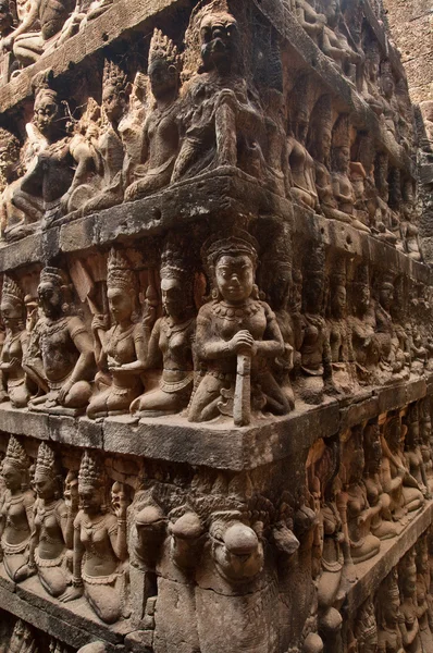 Terrasse in angkor — Stockfoto