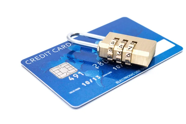 Creditcard veiligheidsconcept — Stockfoto