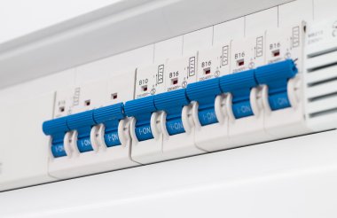 Close-Up elektrik fusebox