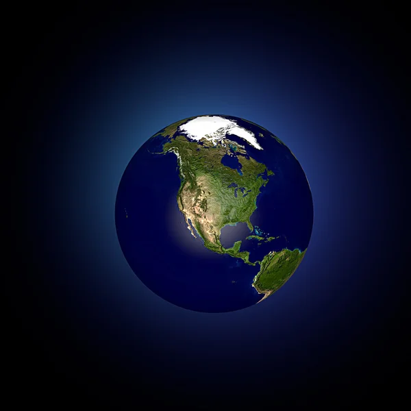 Mondo Nord America globo terrestre — Foto Stock
