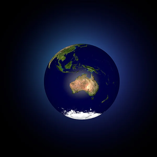 Earth globe world Oceania continent — Stock Photo, Image