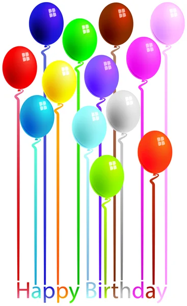 Φόντο μπαλόνια κόμμα — Φωτογραφία Αρχείου