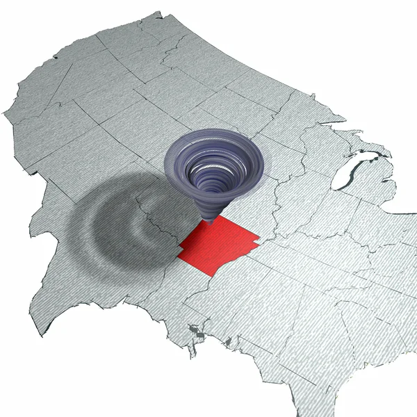 Tornado Arkansas — Stock Photo, Image