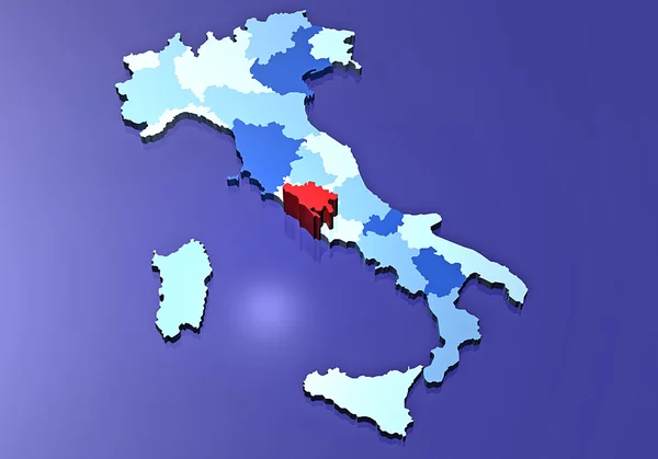 Italy Roma map — Stock Photo, Image