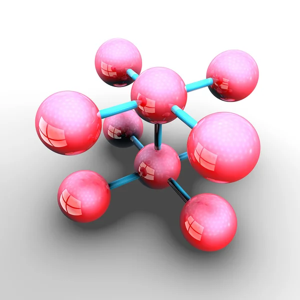 Molekyl och atom — Stockfoto