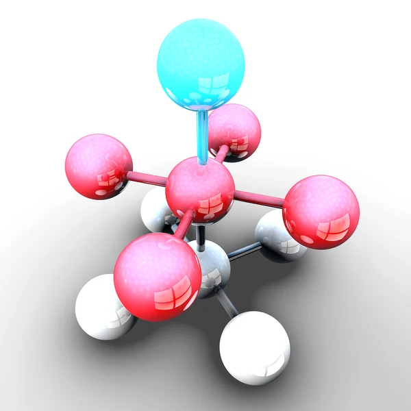 Molekül und Atom — Stockfoto