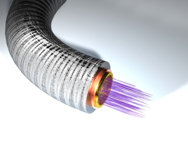 kablo, fiber optik, bölüm, bilgi iletişim