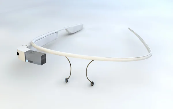Интерактивные очки, Google Glass, общение — стоковое фото