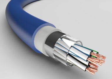 Elektrikli bakır kablo, veri iletimi
