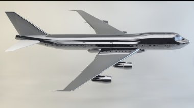 uçak boeing 747 izole