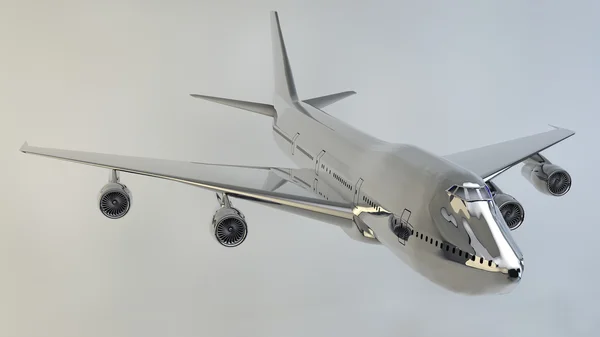 Aereo isolato boeing 747 — Foto Stock