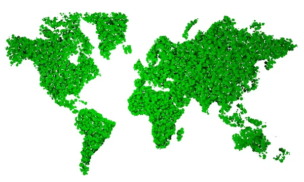 Mapa do mundo — Fotografia de Stock