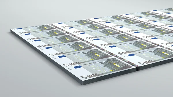 5 euro banknote — Stock Photo, Image