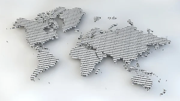 World map — Stock Photo, Image