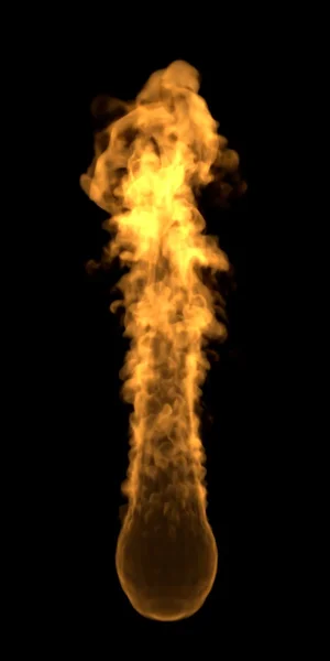 나는 불타는 공 — 스톡 사진