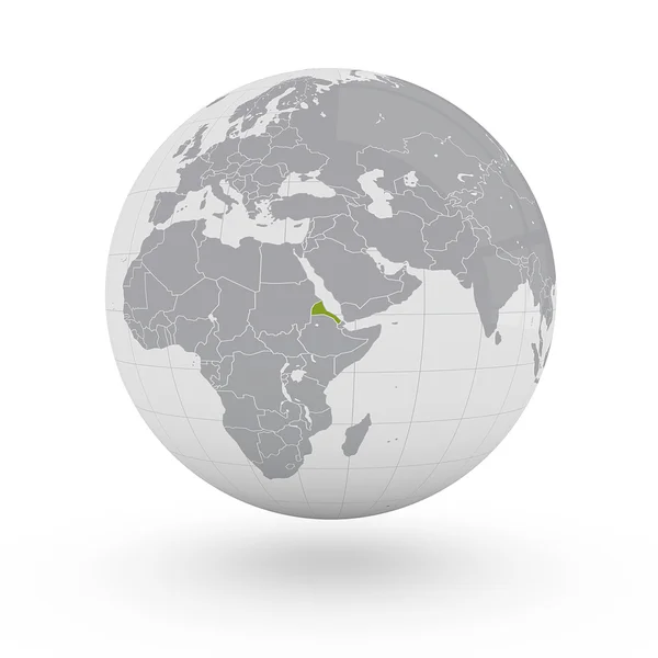 Eritre Globe — Stok fotoğraf