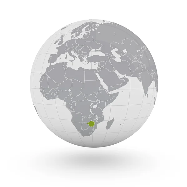 地球上のジンバブエ — ストック写真