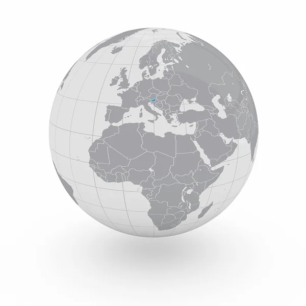 Slovenya Globe — Stok fotoğraf