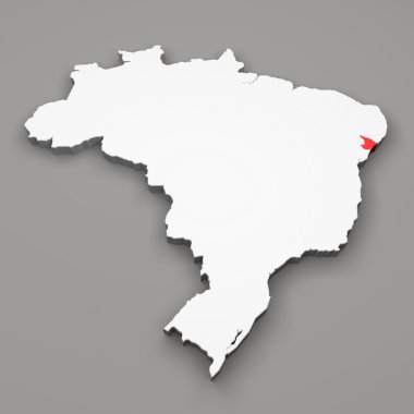 Sergipe state, Brazil clipart