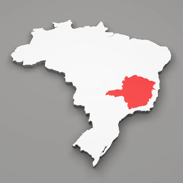 Estado de Minas Gerais, Brasil — Foto de Stock