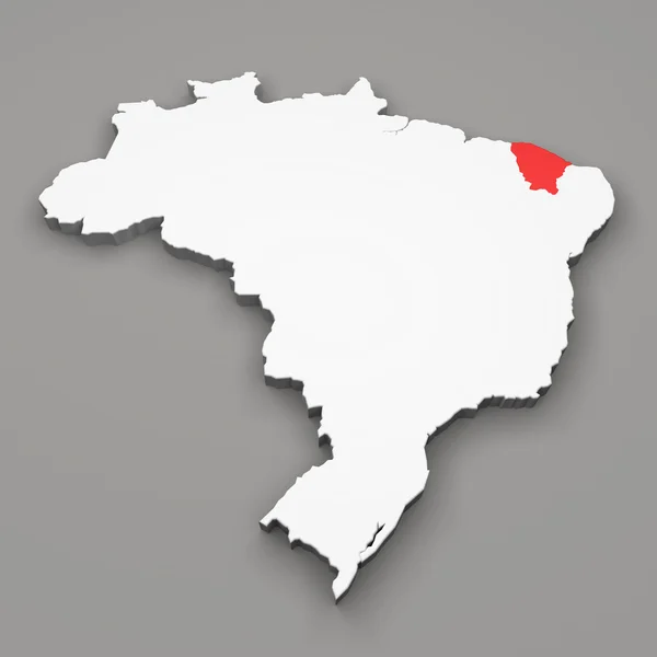 巴西西阿拉州 — 图库照片