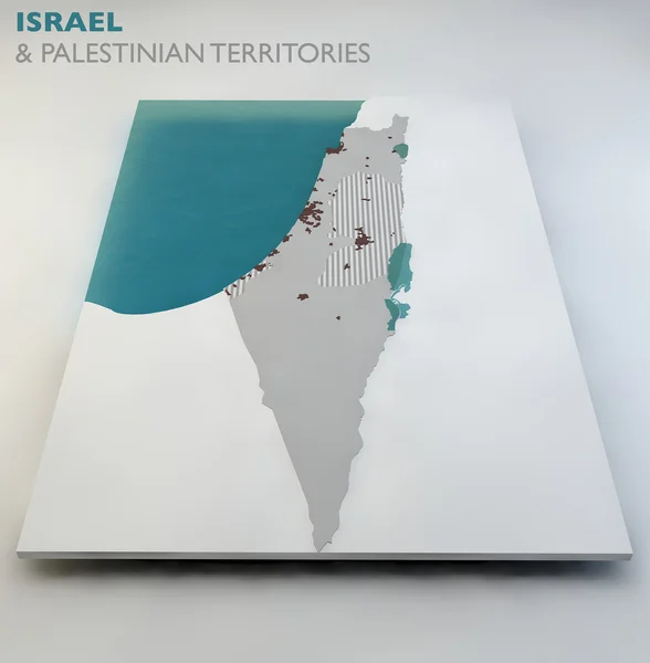 Israel and Palestinian territories — Stock Photo, Image