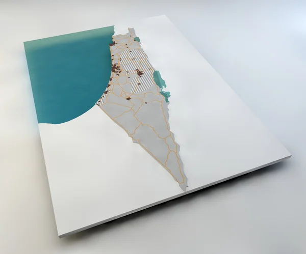 以色列和巴勒斯坦领土 — 图库照片