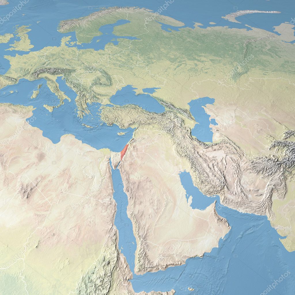 Map Of Europe Asia And Middle East Stock Photo By C Vampy1
