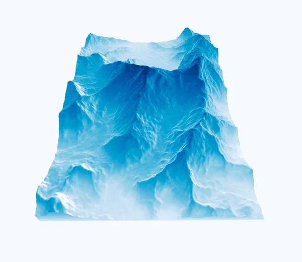 Satellietzicht Mount Everest Lhotse Nuptse Basiskampen Voor Beklimming Van Bergen — Stockfoto