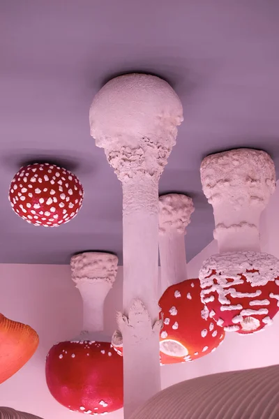 Milano Italien 2021 Detaljer Upside Mushroom Room Del Projektet Synchro — Stockfoto