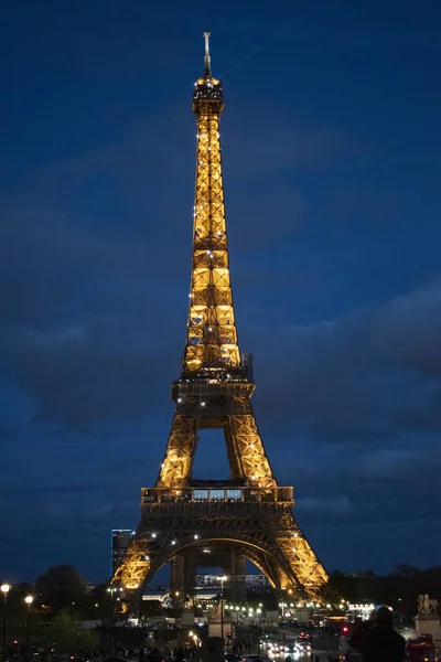 Paris França 2022 Torre Eiffel Torre Metal Concluída 1889 Para — Fotografia de Stock