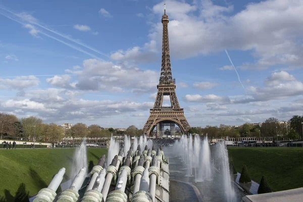 Paris França 2022 Torre Eiffel Torre Metal Concluída 1889 Para — Fotografia de Stock