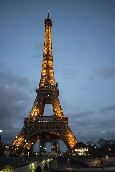 França 2022 Torre Eiffel Torre Metal Concluída 1889 Para Exposição — Fotografia de Stock