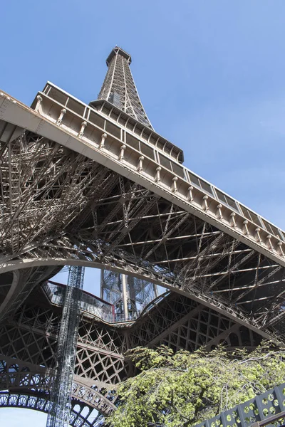 Paris France 2022 Tree View Eiffel Tower Metal Tower Completed — 스톡 사진