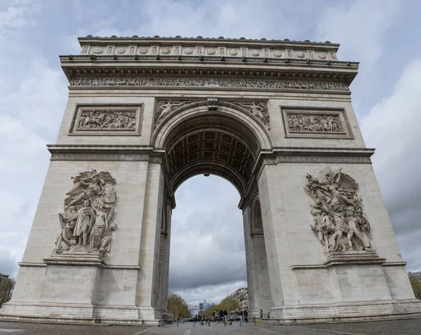 Paris France Europe Triumphal Arch Star Arc Triomphe Etoile One — 스톡 사진