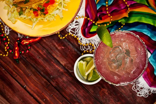 Background: Focus su Rocks Margarita Drink — Foto Stock