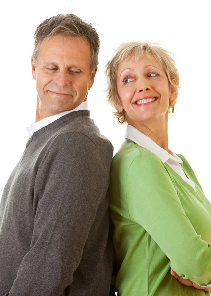 Pareja: Hombre y mujer de pie juntos —  Fotos de Stock