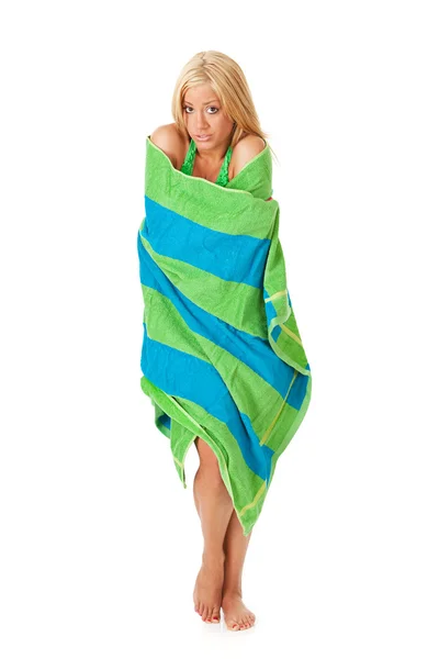 Swimsuit: Too Cold to Go Swimming — Stock Photo, Image