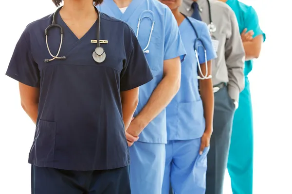 Doctors: Anonymous Group of Doctors — Stock Photo, Image