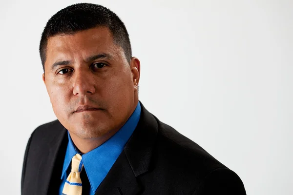 Businessman: Serious and Responsible Hispanic Businessman — Stock Photo, Image