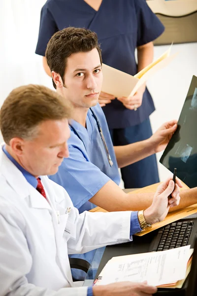 Doctors: Doctor Intern with X-ray — Stock Photo, Image