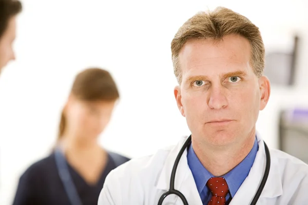 Läkare: Berörda läkare — Stockfoto