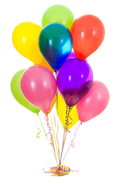 Воздушные шары: Дюжина латексных шариков — стоковое фото