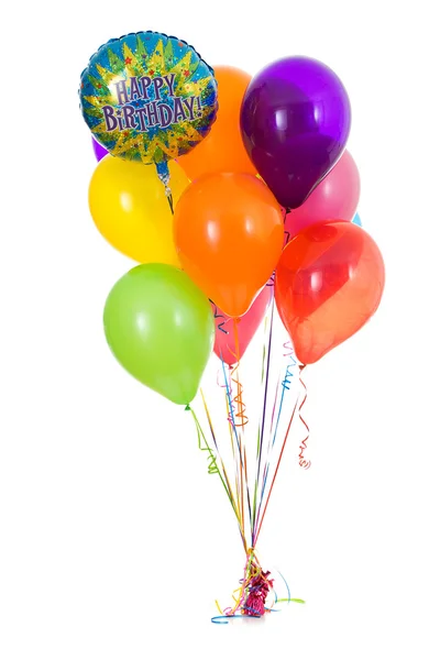 Воздушные шары: С Днем Рождения Дюжина Букетов — стоковое фото