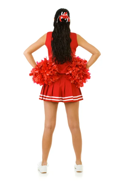 Cheerleader: Rear View of Fashion Cheerleader — стоковое фото