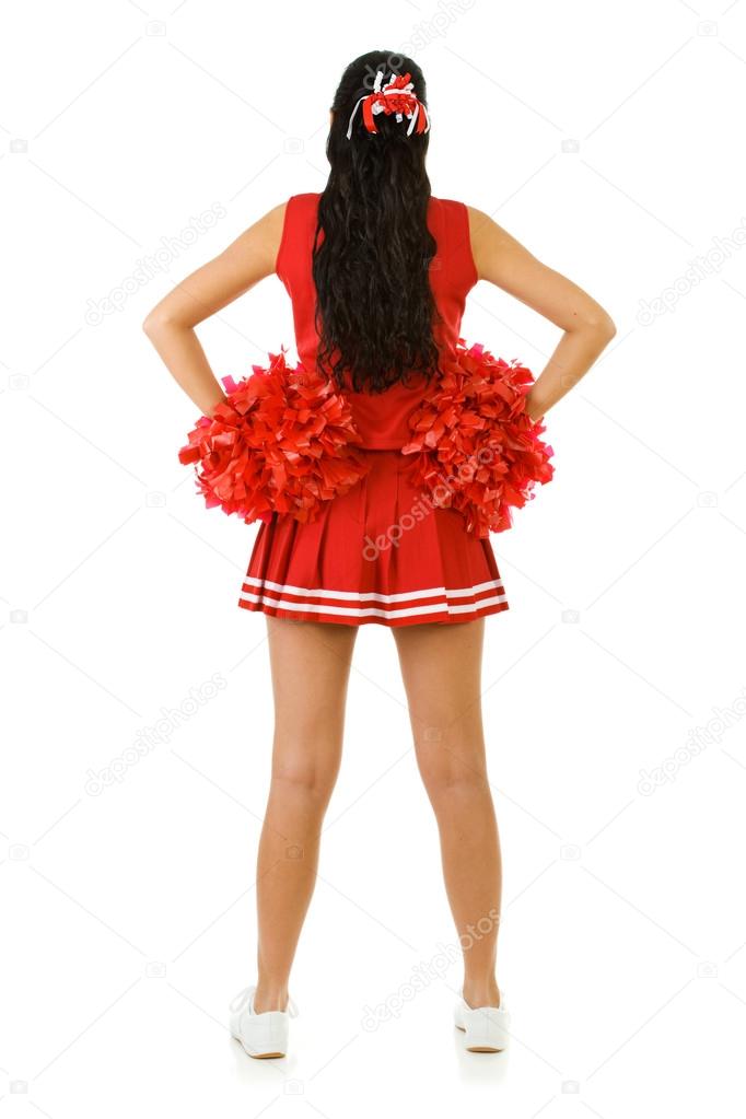 Cheerleader Rear Shot Cheerleader Rear Shot