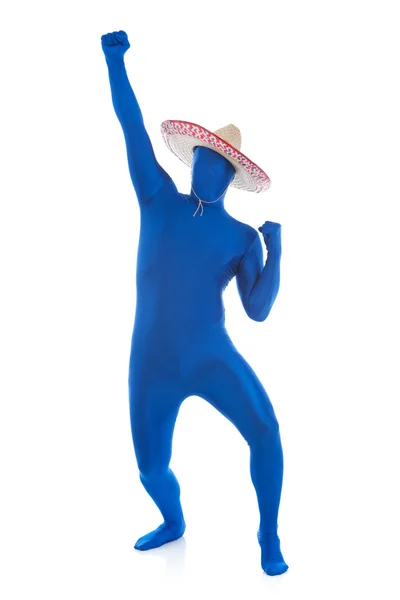 Μπλε: Μέρη του Μεξικού ο άνθρωπος — Φωτογραφία Αρχείου