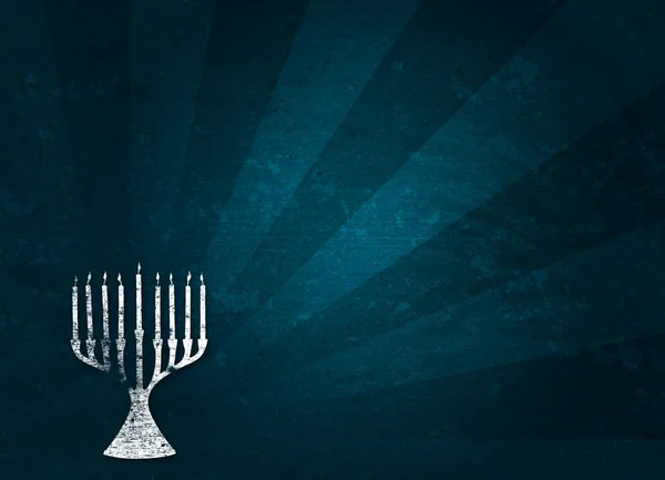 Vacaciones: Hanukkah Grunge fondo — Foto de Stock