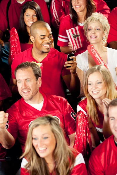 Fans: Group of Friends Watching the Game — Stock Photo, Image